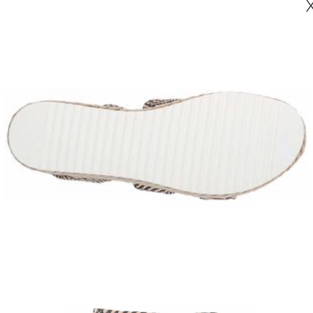 Steve Madden Kimmie Open Toe Casual Espadrille Sandals in tan and black - Picture 12 of 13